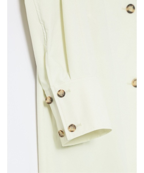 m.f.editorial（エムエフエディトリアル）の「【2WAY】m.f.エディトリアル レディース ストレッチ トレンチコート（トレンチコート・レディース・ベージュ/クリーム・MEDIUM/LARGE）」の5枚目の写真