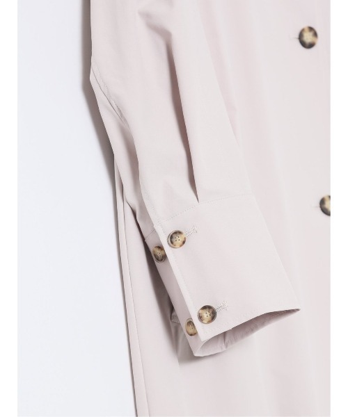 m.f.editorial（エムエフエディトリアル）の「【2WAY】m.f.エディトリアル レディース ストレッチ トレンチコート（トレンチコート・レディース・ベージュ/クリーム・MEDIUM/LARGE）」の14枚目の写真