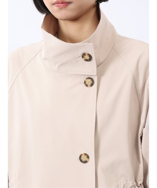 m.f.editorial（エムエフエディトリアル）の「【2WAY】m.f.エディトリアル レディース ストレッチ トレンチコート（トレンチコート・レディース・ベージュ/クリーム・MEDIUM/LARGE）」の20枚目の写真