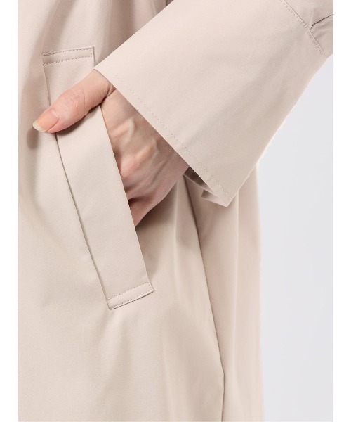 m.f.editorial（エムエフエディトリアル）の「【2WAY】m.f.エディトリアル レディース ストレッチ トレンチコート（トレンチコート・レディース・ベージュ/クリーム・MEDIUM/LARGE）」の21枚目の写真