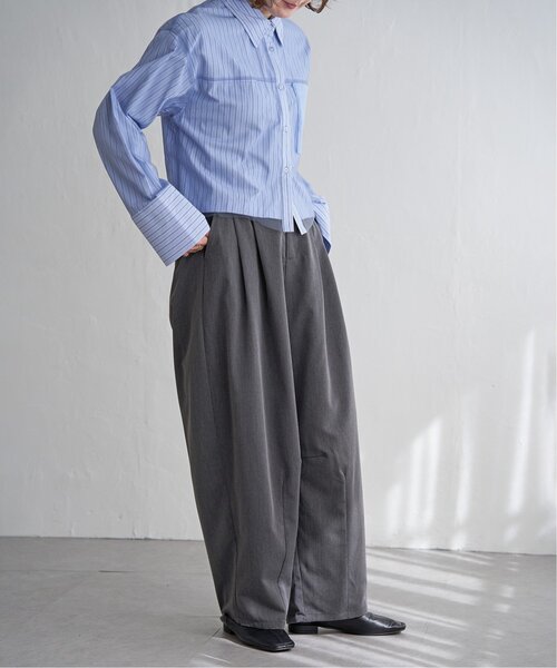 【完売品】EPNKスナップボタンタックカーゴパンツ EPNK】Snap button tuck cargo pants / スナップボタンタック