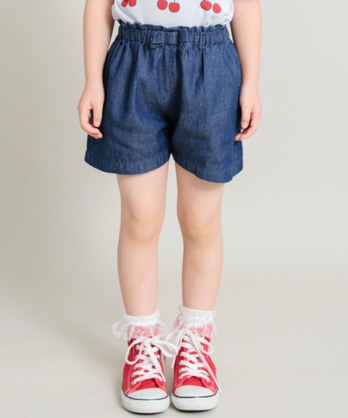 DRC branshes（ディーアールシーブランシェス）の「【WEB限定/DRC】ウエストリボンショートパンツ（その他パンツ・キッズ・ブラック/サックスブルー/ブルー/アイボリー/ブルーグレー/その他1/その他2・90/100/110/120/130/140/150）」の5枚目の写真