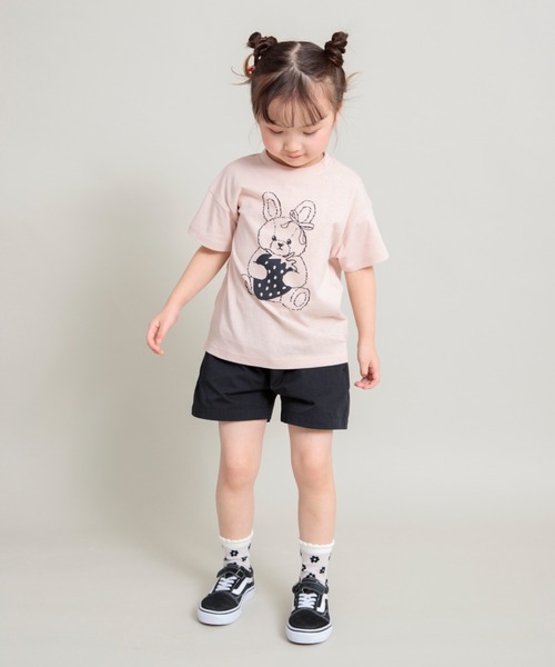 DRC branshes（ディーアールシーブランシェス）の「【WEB限定/DRC】ウエストリボンショートパンツ（その他パンツ・キッズ・ブラック/サックスブルー/ブルー/アイボリー/ブルーグレー/その他1/その他2・90/100/110/120/130/140/150）」の3枚目の写真