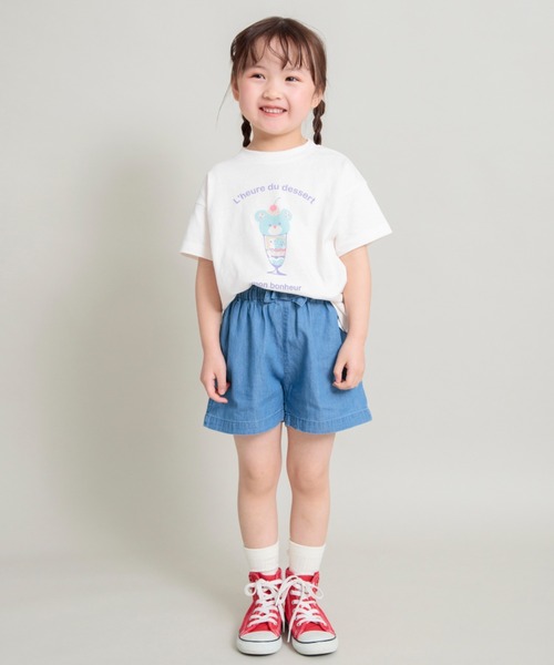 DRC branshes（ディーアールシーブランシェス）の「【WEB限定/DRC】ウエストリボンショートパンツ（その他パンツ・キッズ・ブラック/サックスブルー/ブルー/アイボリー/ブルーグレー/その他1/その他2・90/100/110/120/130/140/150）」の10枚目の写真