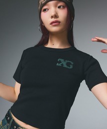 X-girl | CHENILLE EMBROIDERED LOGO MARK BABY TEE(Tシャツ/カットソー)