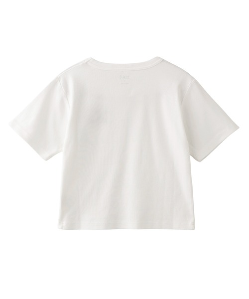 完売必須 X-girl CHENILLE EMBROIDERED LOGO MARK BABY TEE CHENILLE EMBROIDERED LOGO MARK BABY TEE（Tシャツ/カットソー