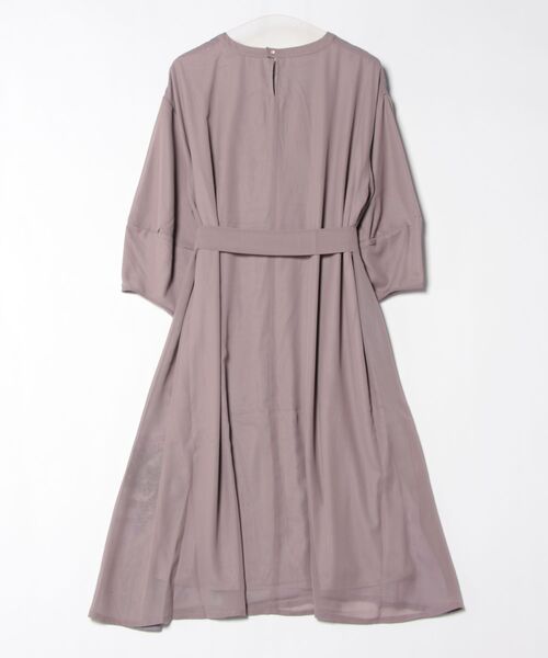 セール】551225：咲き誇る大輪柄 シフォンワンピース（ワンピース  