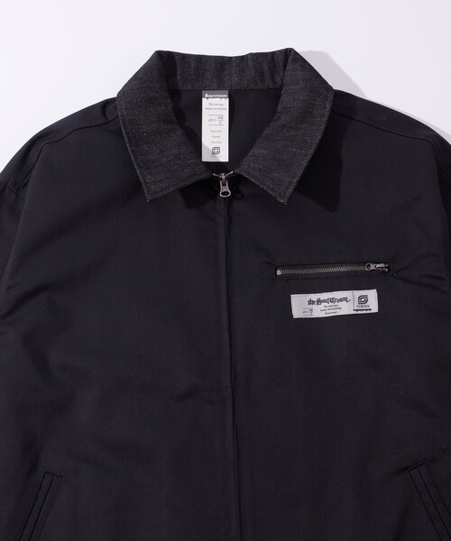 Sourcream(サワークリーム)の「セットアップ対応【Sourcream/サワークリーム】ツイルジップブルゾン(ブルゾン・メンズ・ブラック/チャコールグレー/ベージュ・FREE)」の21枚目の写真