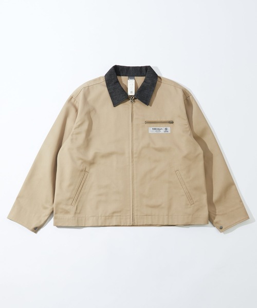 Sourcream(サワークリーム)の「セットアップ対応【Sourcream/サワークリーム】ツイルジップブルゾン(ブルゾン・メンズ・ブラック/チャコールグレー/ベージュ・FREE)」の12枚目の写真