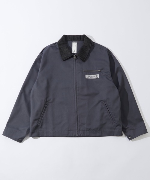 Sourcream(サワークリーム)の「セットアップ対応【Sourcream/サワークリーム】ツイルジップブルゾン(ブルゾン・メンズ・ブラック/チャコールグレー/ベージュ・FREE)」の15枚目の写真