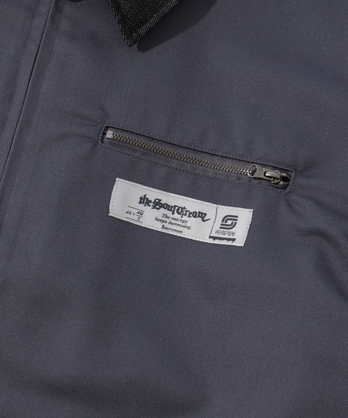 Sourcream(サワークリーム)の「セットアップ対応【Sourcream/サワークリーム】ツイルジップブルゾン(ブルゾン・メンズ・ブラック/チャコールグレー/ベージュ・FREE)」の17枚目の写真