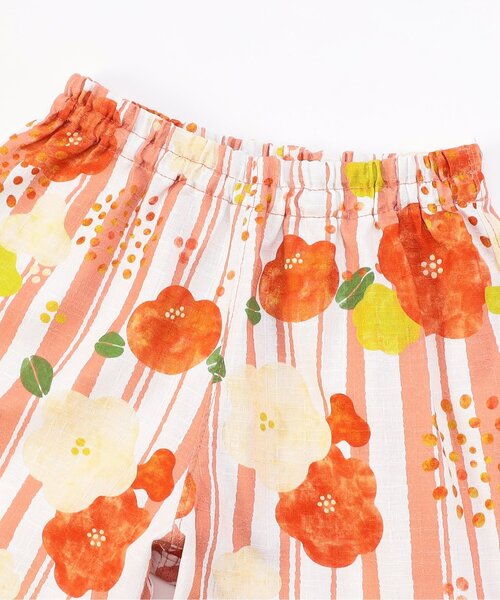 Ampersand（アンパサンド）の「【ジュニア対応】夏のおめかしフリル甚平（浴衣・キッズ・ラベンダー/ネイビー/ピンク/レッド・80/90/100/110/120/130/140）」の17枚目の写真