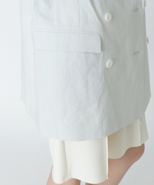 DRESSLAVE(ドレスレイブ)の「B7 / big double jacket(ビッグダブルジャケット)(テーラードジャケット・レディース・グレー/チャコールグレー・38)」の5枚目の写真