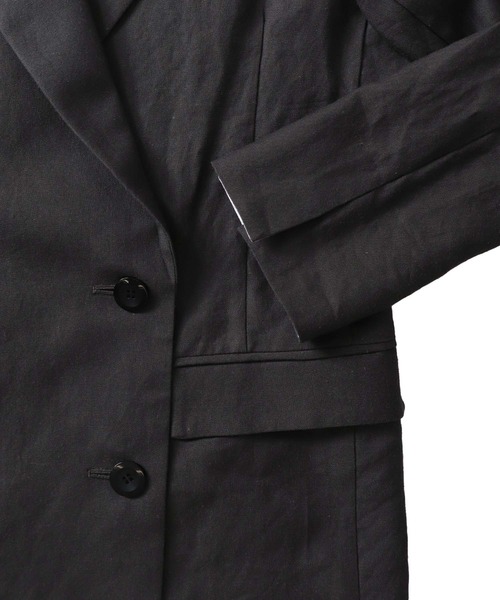 DRESSLAVE(ドレスレイブ)の「B7 / big double jacket(ビッグダブルジャケット)(テーラードジャケット・レディース・グレー/チャコールグレー・38)」の10枚目の写真