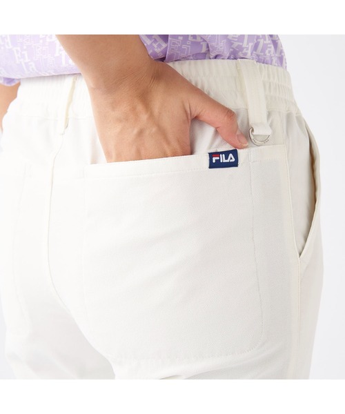 FILA GOLF(フィラゴルフ )の「FILA GOLF/フィラ ゴルフ ゴルフウェア ストレッチ 接触冷感 9分丈 クロップドパンツ ロングパンツ(その他パンツ・レディース・ブラック/ライトグレー/ホワイト/ネイビー・M/LL/L)」の11枚目の写真