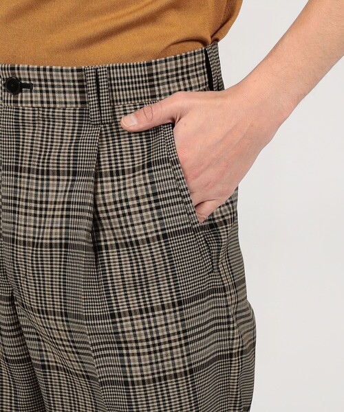 TOMORROWLAND （トゥモローランド）の「ハルトウール 1プリーツ バレルパンツ（その他パンツ・メンズ・ネイビー/マスタード/ブラウン系その他・XS/S/M/L）」の14枚目の写真