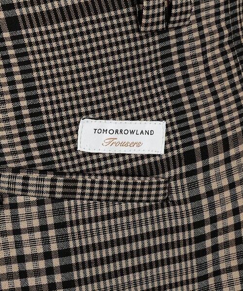TOMORROWLAND （トゥモローランド）の「ハルトウール 1プリーツ バレルパンツ（その他パンツ・メンズ・ネイビー/マスタード/ブラウン系その他・XS/S/M/L）」の4枚目の写真
