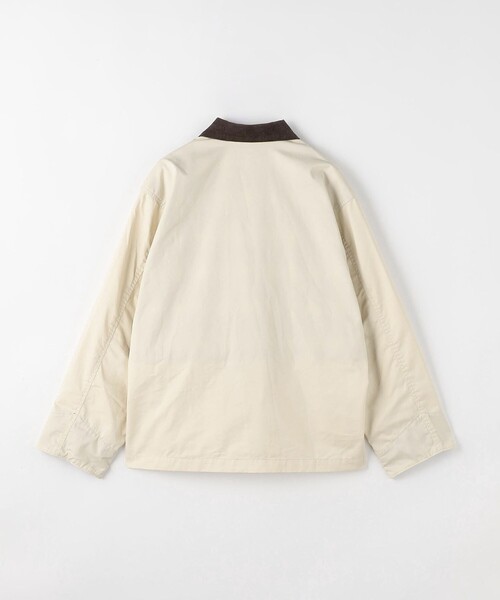 green label relaxing(グリーンレーベルリラクシング)の「【WEB限定】<GLR or>ツイル カバーオール(カバーオール・メンズ・ナチュラル/ブラック・M/L/S)」の6枚目の写真