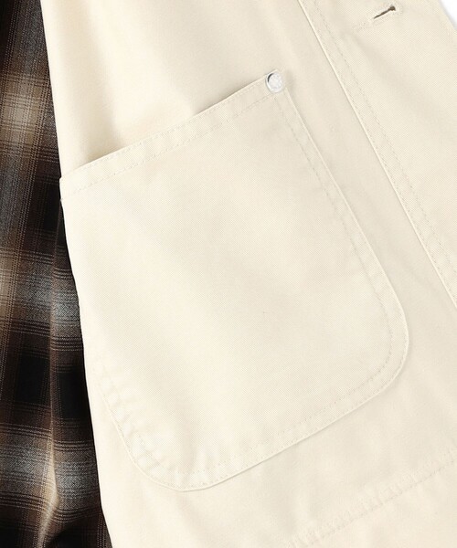 green label relaxing(グリーンレーベルリラクシング)の「【WEB限定】<GLR or>ツイル カバーオール(カバーオール・メンズ・ナチュラル/ブラック・M/L/S)」の15枚目の写真