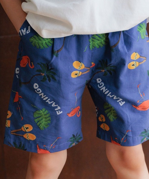 BAYFLOW（ベイフロー）の「[セットアップで着用可能☆]リゾート柄ショーツ(KIDS)（その他パンツ・キッズ・ネイビー/ブラウン/ブラック・110cm/120cm/130cm/140cm/150cm）」の11枚目の写真