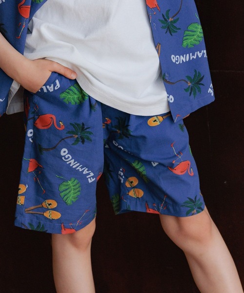 BAYFLOW（ベイフロー）の「[セットアップで着用可能☆]リゾート柄ショーツ(KIDS)（その他パンツ・キッズ・ネイビー/ブラウン/ブラック・110cm/120cm/130cm/140cm/150cm）」の12枚目の写真