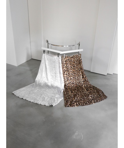 Katrin TOKYO(カトリーントーキョー)の「mermaid long skirt(スカート・レディース・レオパード/グレー系・FREE/XS)」の4枚目の写真