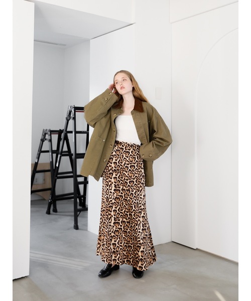 Katrin TOKYO(カトリーントーキョー)の「mermaid long skirt(スカート・レディース・レオパード/グレー系・FREE/XS)」の14枚目の写真