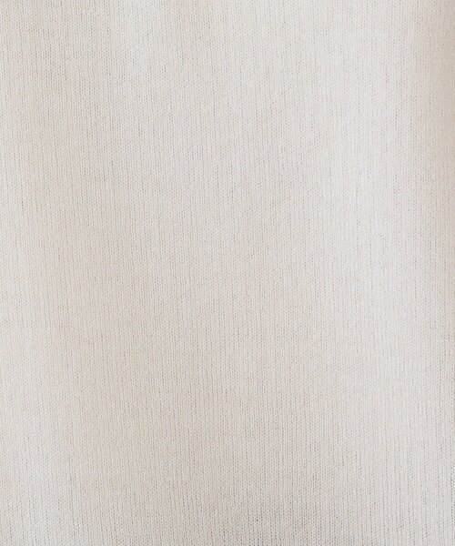 INDIVI（インディヴィ）の「【洗える／シアーラメ】レイヤード風ニット（ニット/セーター・レディース・オフホワイト/ブルーグリーン/ブラック/キャメル/ライトグレー・05/38/15 /13/19）」の9枚目の写真