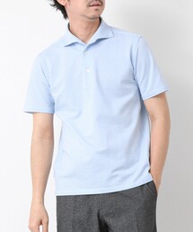 NOLLEY’S | 《ビジカジ対応》ハイゲージサッカーストライプ ワンピースカラーポロ 25SS(ポロシャツ)