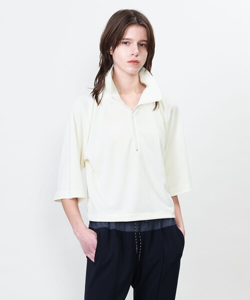 トップス ASTRAET セール】＜ASTRAET＞ハーフジップ ハイネックカットソー（T