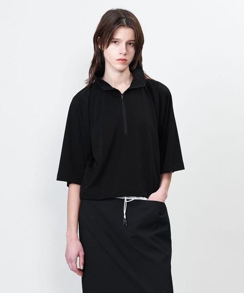 トップス ASTRAET セール】＜ASTRAET＞ハーフジップ ハイネックカットソー（T