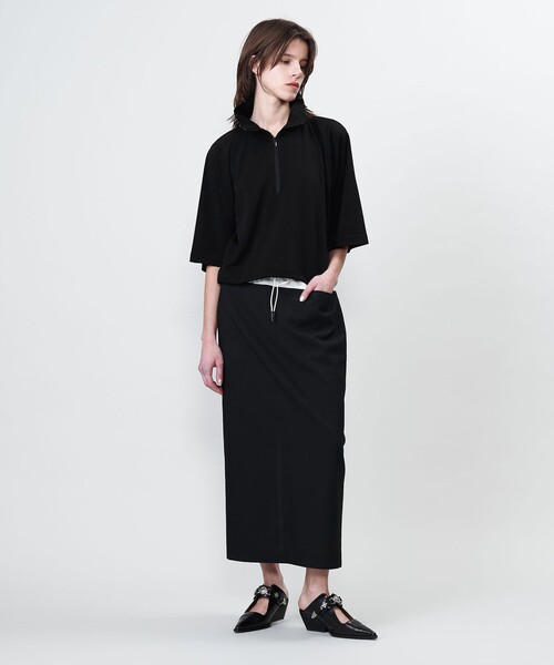 トップス ASTRAET ASTRAET｜シャギー フロントボタン Vネック ニット ベスト 5418