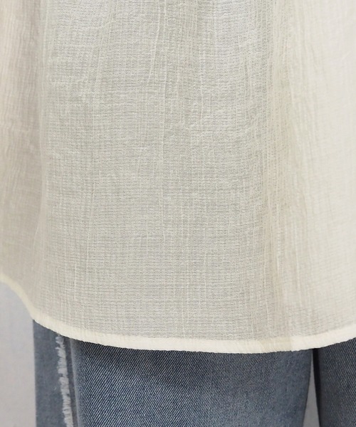 tiptop（ティップトップ）の「肩シャーリングミニワンピース（ワンピース・レディース・アイボリー/ブラック/グリーン・FREE）」の15枚目の写真