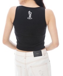 RVCA レディース HENRY TANK TOP タンクトップ 【2025年春夏モデル】/ルーカクロップド丈タンクトップ