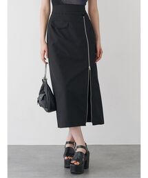 MURUA | ダブルウエストZIPスカート(スカート)