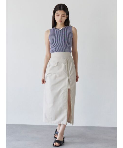 セール】ダブルウエストZIPスカート（スカート）｜MURUA（ムルーア）の