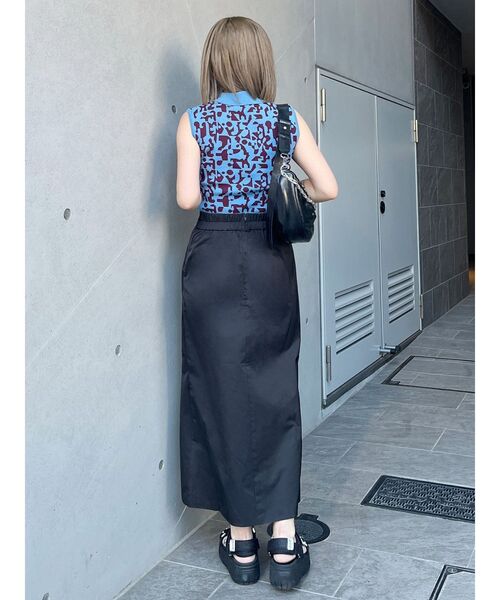 MURUA（ムルーア）の「ダブルウエストZIPスカート（スカート・レディース・アイボリー/カーキ/ブラック・2/1）」の18枚目の写真