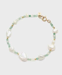 NOJESS | ゴールドマルチストーンブレスレット(ブレスレット)