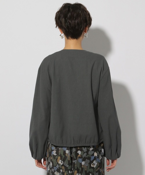 Elura(エルーラ)の「リネン混ブルゾン/316571(ブルゾン・レディース・ライトベージュ/チャコールグレー・LARGE/MEDIUM)」の19枚目の写真