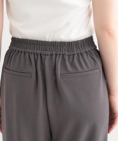 SHOO・LA・RUE（シューラルー）の「【洗える/しわになりにくい】脚のラインを拾いにくい スマートイージー ワイドパンツ（その他パンツ・レディース・チャコールグレー/ブラック/ベージュ・01/02/03/04）」の20枚目の写真