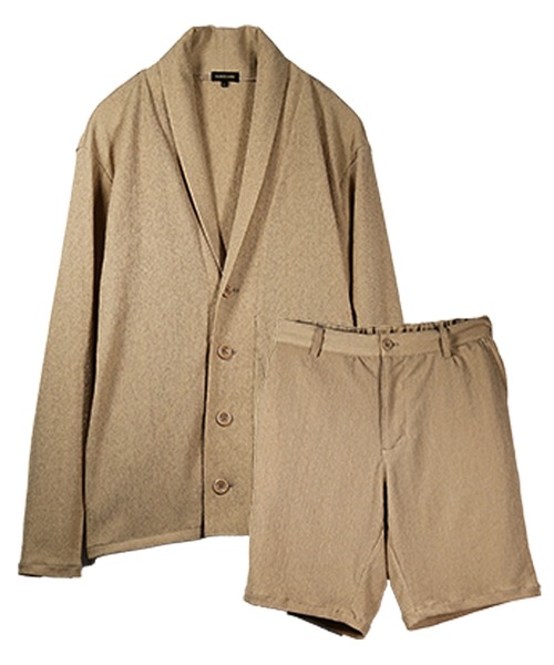 パイル生地　カーディガン　ハーフパンツ　セットアップ　アトラクションズ パイル生地 カーディガン ハーフパンツ セットアップ アトラクションズ