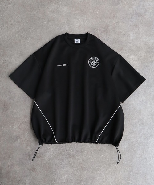 エンブレム風ワッペンTシャツ セール】【Manchester City/マンチェスターシティー】エンブレム