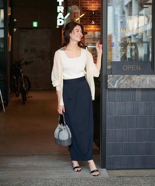 andrea cardone（アンドレアカルドネ）の「ラフィア2wayハンドルバッグ【andrea cardone/アンドレアカルドネ】（ショルダーバッグ・レディース・グレー/キャメル・フリー）」の18枚目の写真