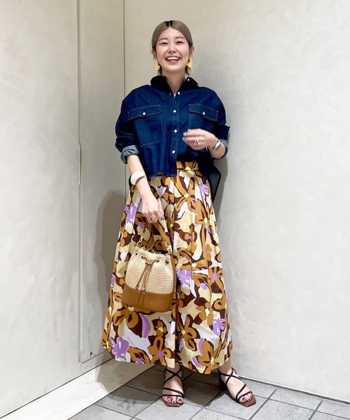 andrea cardone（アンドレアカルドネ）の「ラフィア2wayハンドルバッグ【andrea cardone/アンドレアカルドネ】（ショルダーバッグ・レディース・グレー/キャメル・フリー）」の11枚目の写真