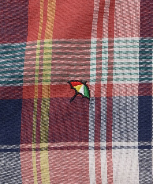 Arnold Palmer（アーノルドパーマー）の「マドラスチェック スキッパー ブラウス（シャツ/ブラウス・レディース・ブルー/ワイン/ベージュ/イエロー・M/L/S）」の17枚目の写真