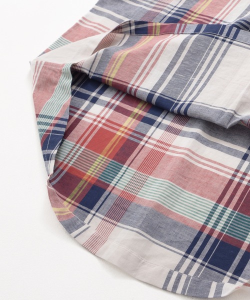 Arnold Palmer（アーノルドパーマー）の「マドラスチェック スキッパー ブラウス（シャツ/ブラウス・レディース・ブルー/ワイン/ベージュ/イエロー・M/L/S）」の19枚目の写真