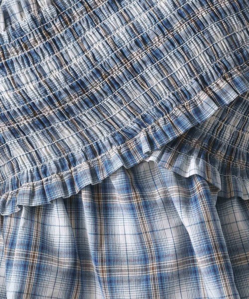 FOREVER 21（フォーエバー トゥエンティーワン）の「【2025SS】チョーカー付きオフショルブラウス半袖（シャツ/ブラウス・レディース・ブラック/グレー/ブルー・FREE）」の4枚目の写真