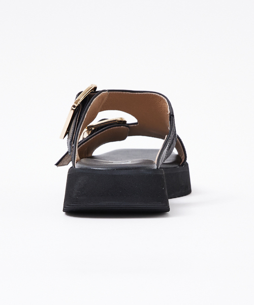 Au BANNISTER(オゥバニスター)の「ダブルペルト ボリュームソールサンダル(サンダル・レディース・ブラック/アイボリー/ブラウン系その他・S/M/L)」の16枚目の写真