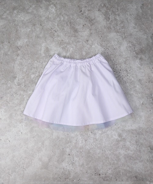 AIMABLE（エマーブル）の「リバーシブルスカート（スカート・キッズ・ネイビー/ラベンダー・100/110/120/130/140）」の7枚目の写真
