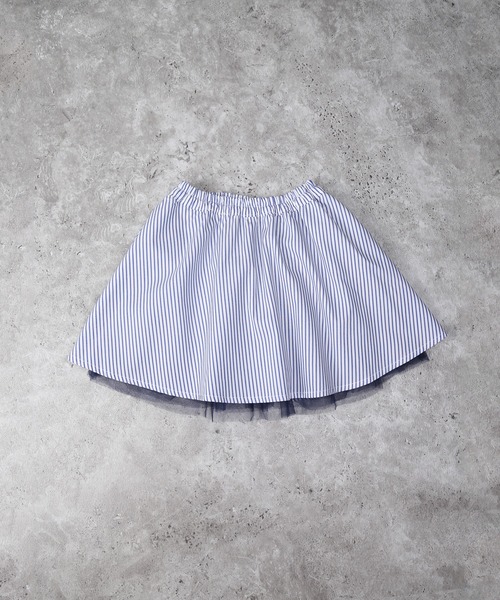 AIMABLE（エマーブル）の「リバーシブルスカート（スカート・キッズ・ネイビー/ラベンダー・100/110/120/130/140）」の9枚目の写真